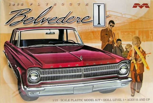1218  автомобили и мотоциклы  1965 Plymouth Belvedere I  (1:25)