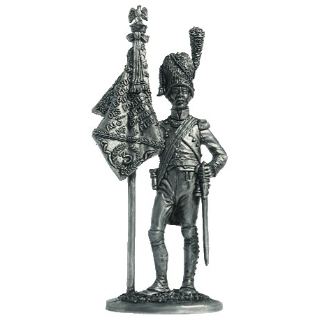 038 N  миниатюра  Орлоносец 3-го полка пеших гренадер гвардии, Франция 1812
