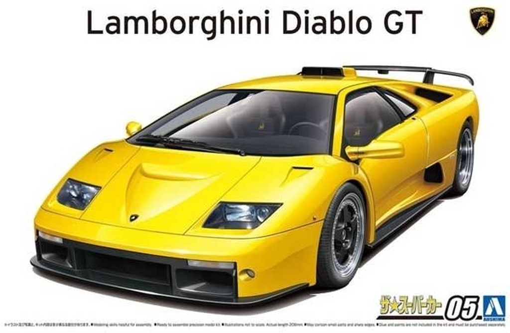 05899  автомобили и мотоциклы  Lamborghini Diablo GT 99  (1:24)