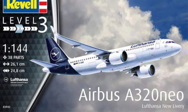 03942  авиация  Airbus A320 Neo  (1:144)