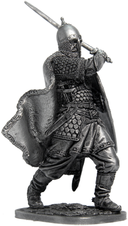 277 M  миниатюра  Рязанский воевода боярин Евпатий Коловрат, 1238