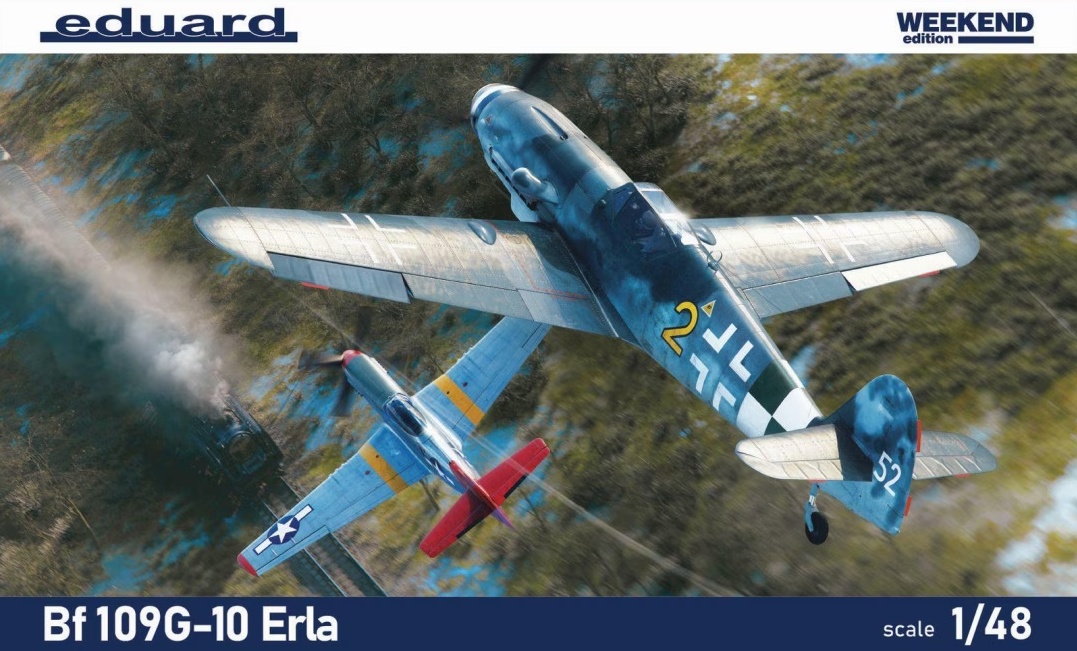 84174  авиация  Bf-109G-10 ERLA (1:48)
