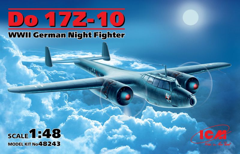 48243  авиация  Do-17Z-10 WWII German Night Fighter (1:48)