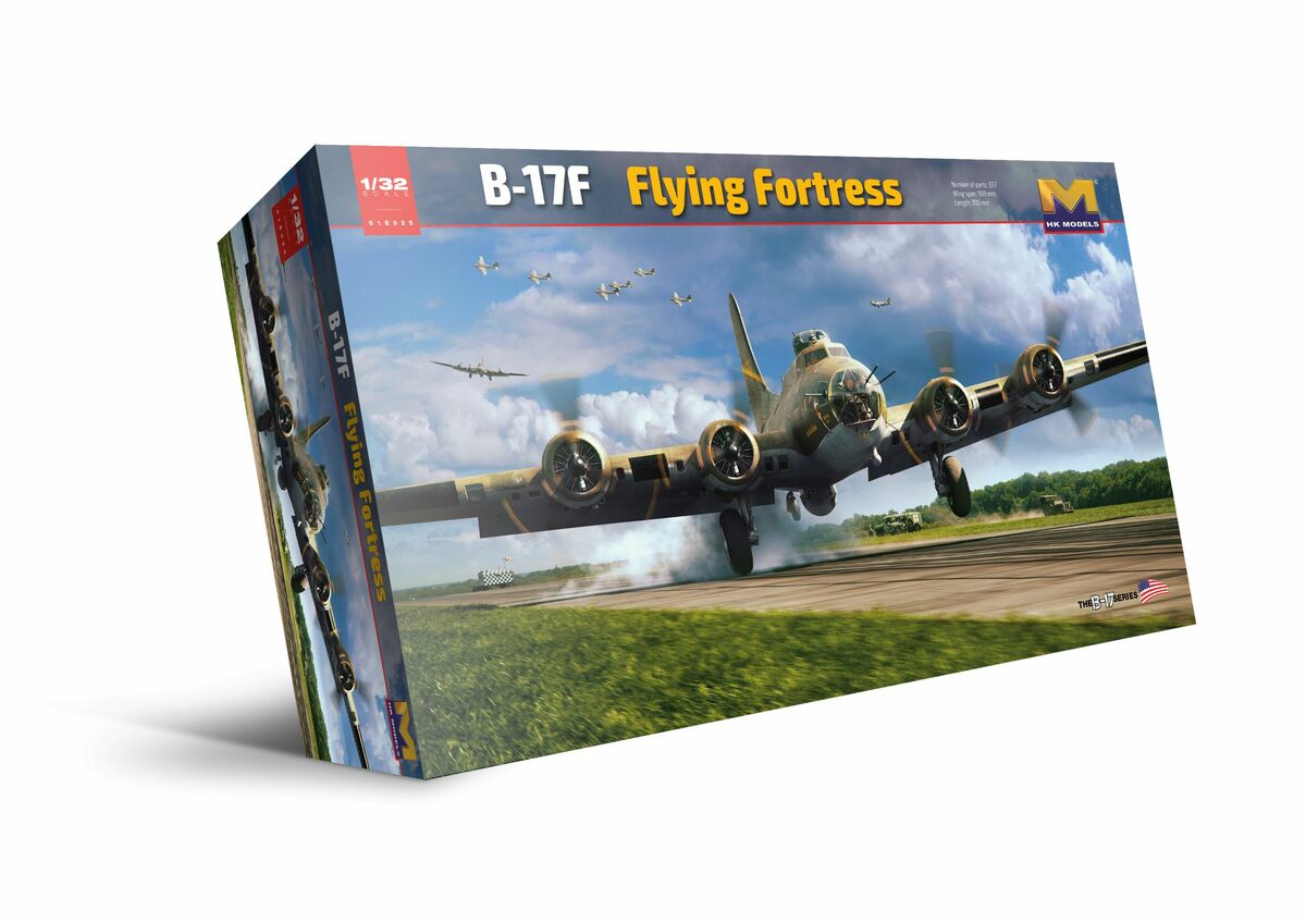 01E029  авиация  B-17F Flying Fortress  (1:32)