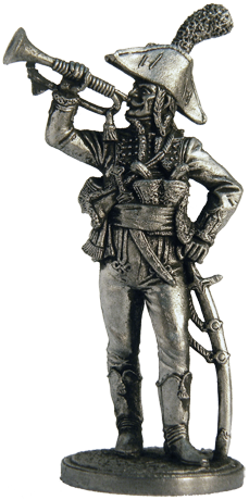 NAP-09  миниатюра  Трубач полка дромадеров. Франция, 1801-02 гг.