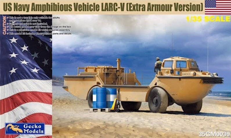 35GM0039  техника и вооружение  US Navy Amphibious Vehicle LARC-V (Extra Armoured Version)  (1:35)