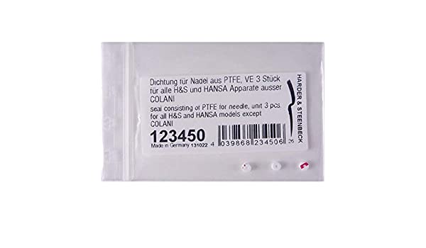 HS-123450  аэрография  Уплотнительная прокладка иглы PTFE Needle Packing Seal 3pc