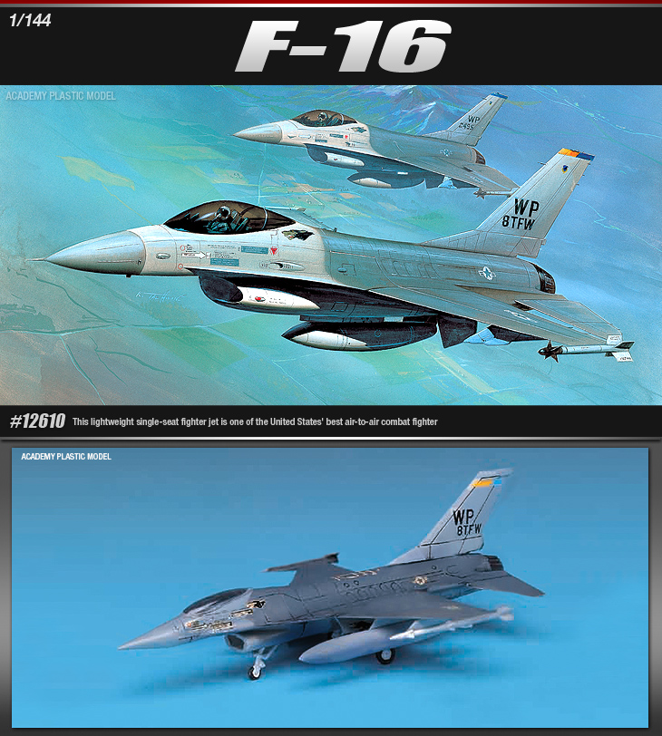 12610  авиация  F-16  (1:144)