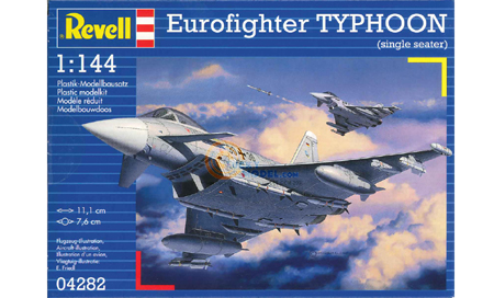 04282  авиация  Eurofighter Typhoon  (1:144)