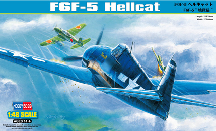 80339  авиация  F6F-5 Hellcat  (1:48)