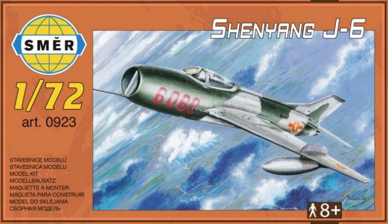 0923  авиация  Shenyang J-6/F-6  (1:72)