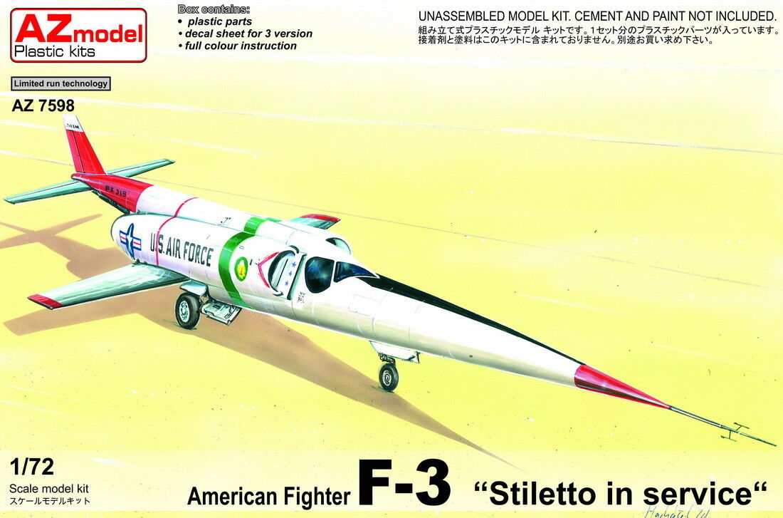 AZ7598  авиация  F-3 "Stiletto in service"  (1:72)