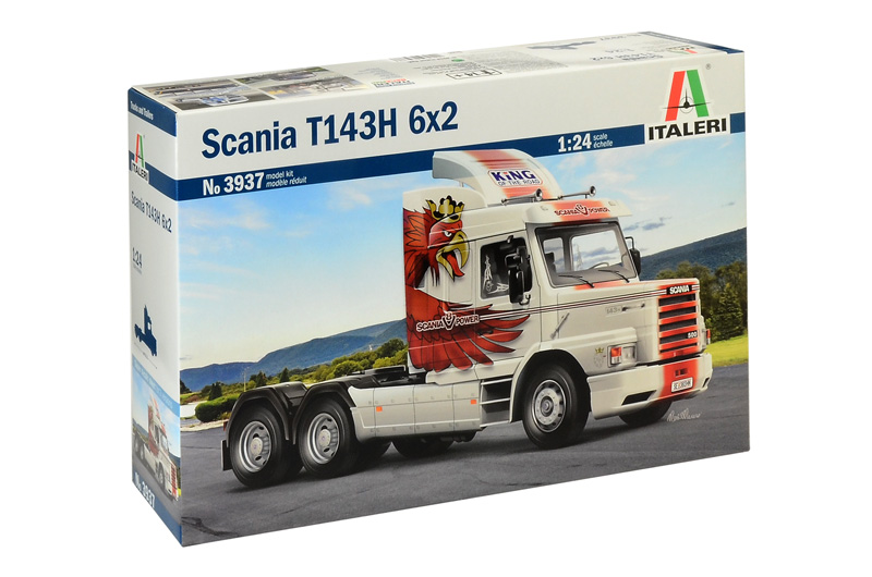 3937  автомобили и мотоциклы  Scania T143H 6x2  (1:24)