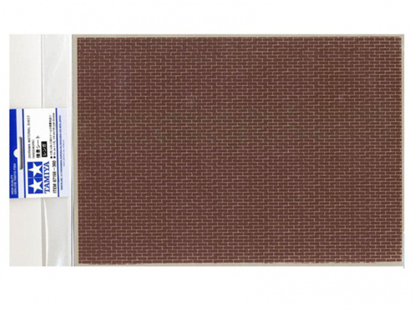 87168  наборы для диорам  Кирпичная кладка коричневая (бумага, лист А4 )