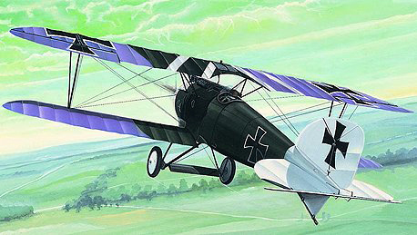 0816  авиация  Albatros D III (1:48)