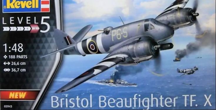 03943  авиация  Bristol Beaufighter TF. X  (1:48)