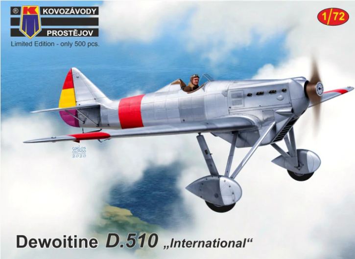 KPM0180  авиация  Dewoitine D.510 International  (1:72)