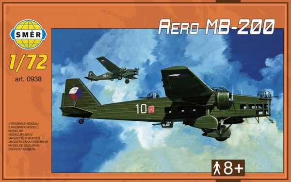 0938  авиация  Aero MB-200  (1:72)