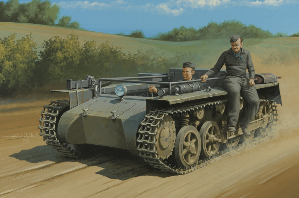 80144  техника и вооружение  German Pz.Kpfw.1 Ausf. A ohne Aufbau  (1:35)