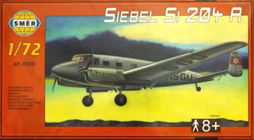 0929  авиация  Siebel Si 204 A  (1:72)