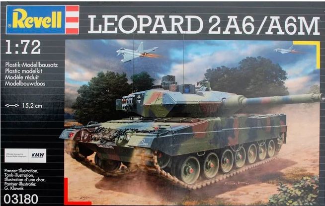 03180  техника и вооружение  Leopard 2A6/A6M  (1:72)