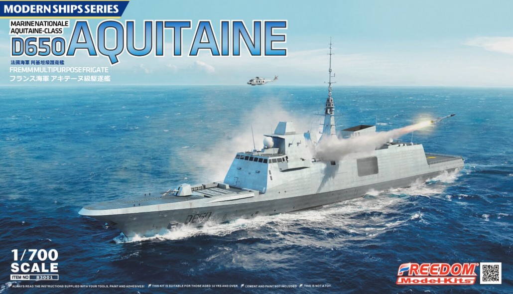 83001  флот  D650 Aquitaine FREMM  (1:700)