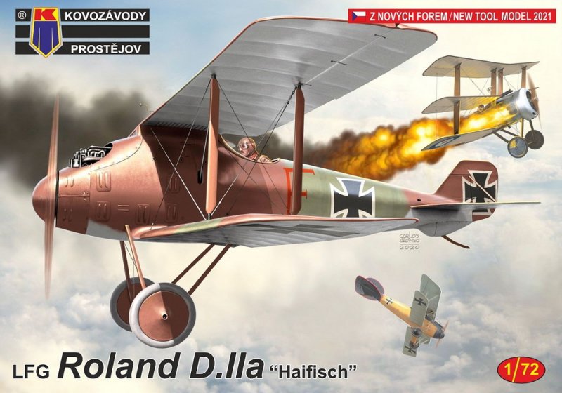 KPM0271  авиация  LFG Roland D.IIa “Haifisch”  (1:72)