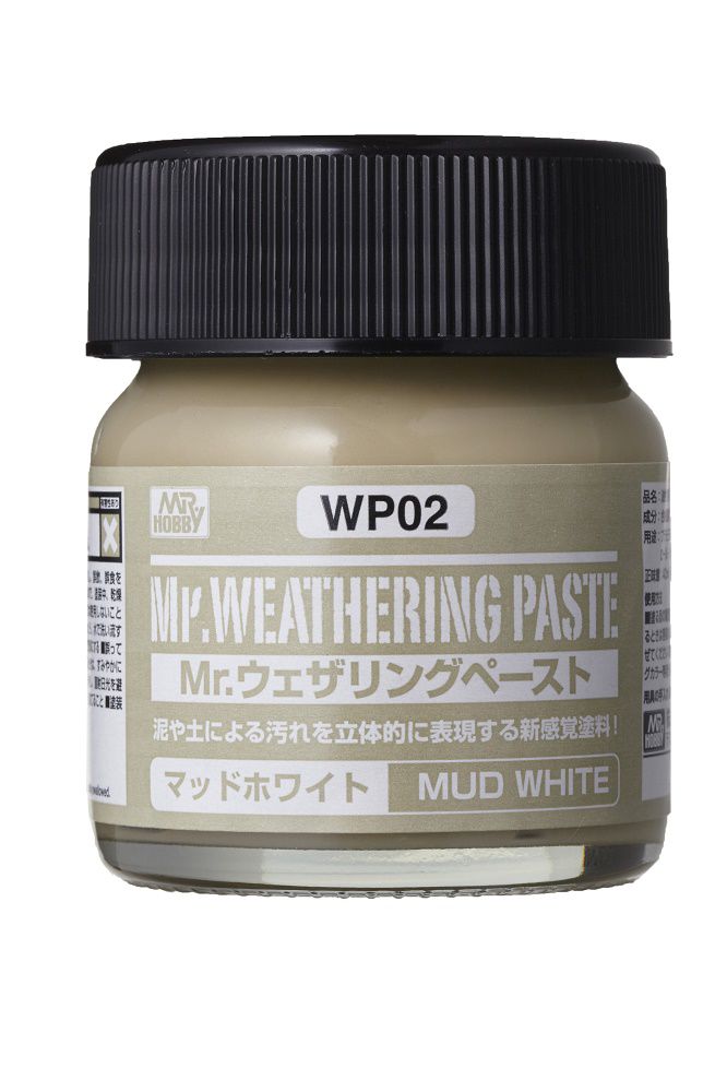 WP02  краска 40мл MR.WEATHERING COLOR WP02 MUD WHITE