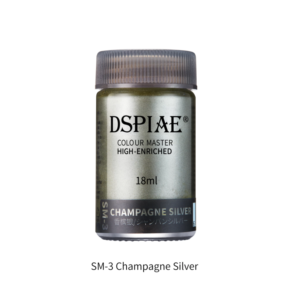 SM- 3  краска  18мл Champagne Silver