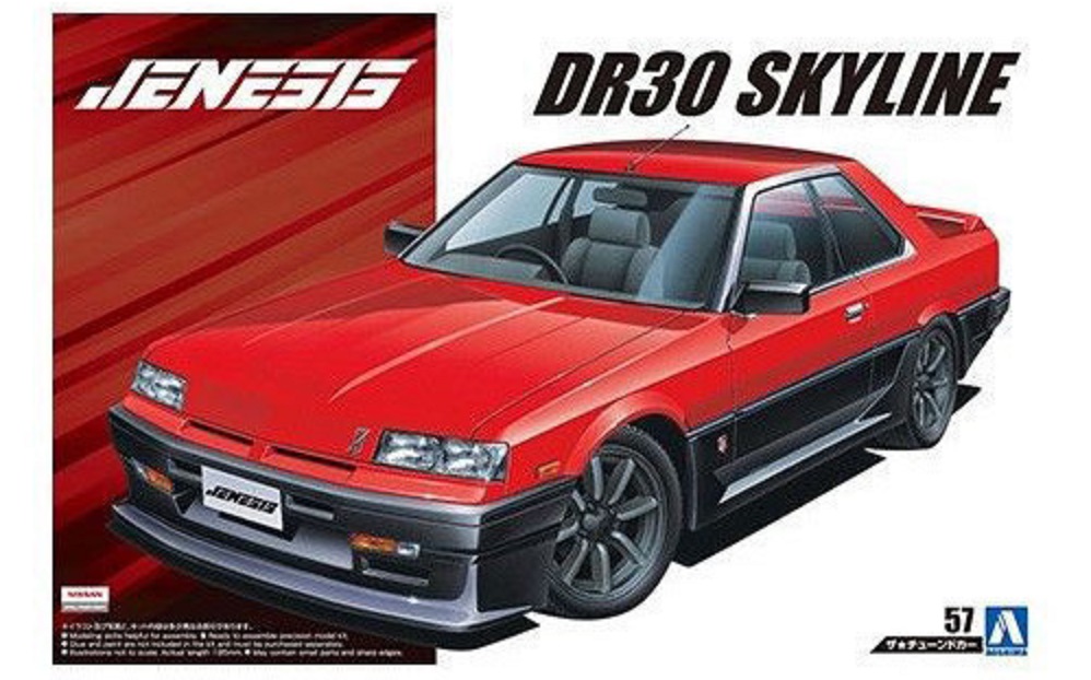06151  автомобили и мотоциклы  Jenesis Auto DR30 Nissan Skyline '84  (1:24)