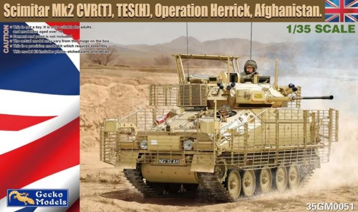 35GM0051  техника и вооружение  Scimitar Mk2 CVR(T), TES(H) Operation Herrick, Afghanistan  (1:35)