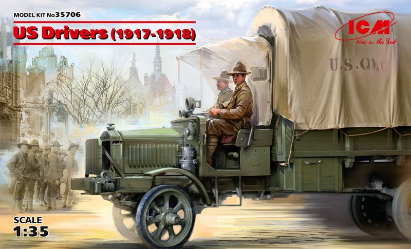 35706  фигуры  US Drivers (1917-1918)  (1:35)