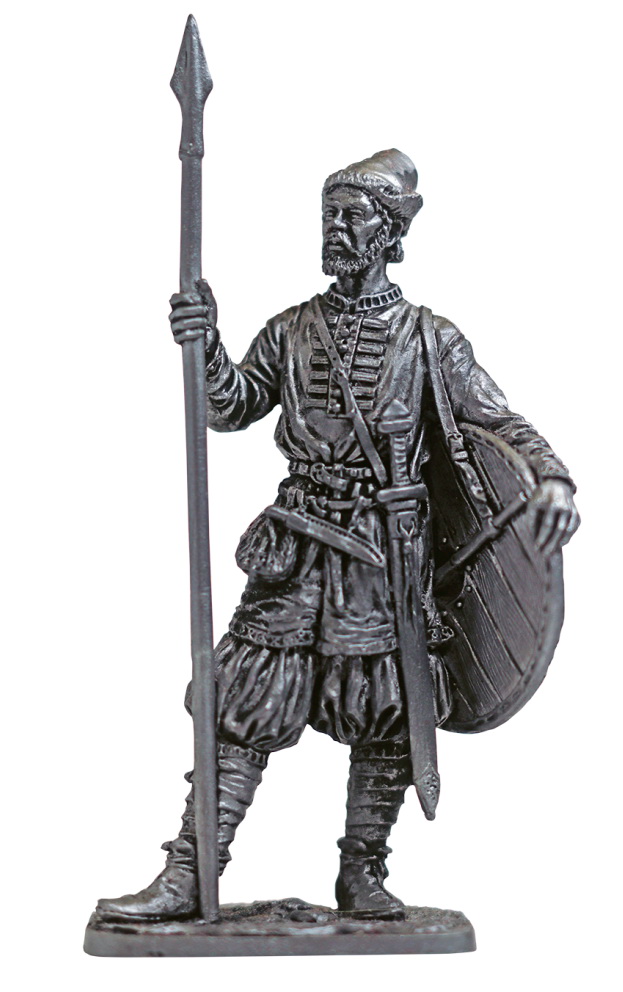 332 M  миниатюра  Древнерусский воин. Русь, 10 век