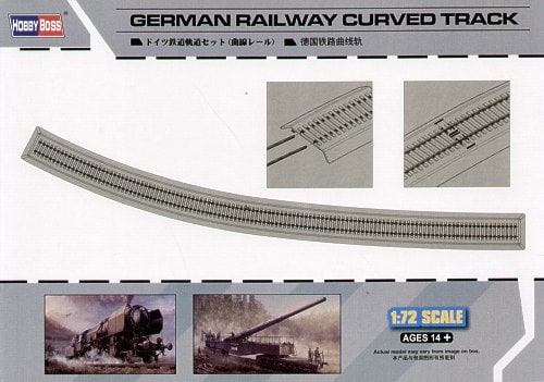 82910  наборы для диорам  German Railway Curved Track  (1:72)