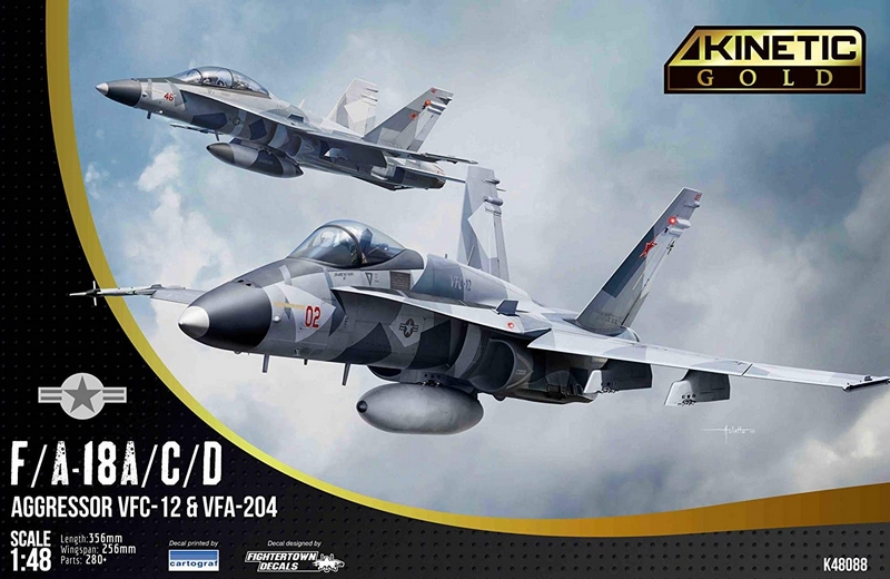 K48088  авиация  F/A-18A/C/D Aggressor VFC-12 & VFA-204  (1:48)